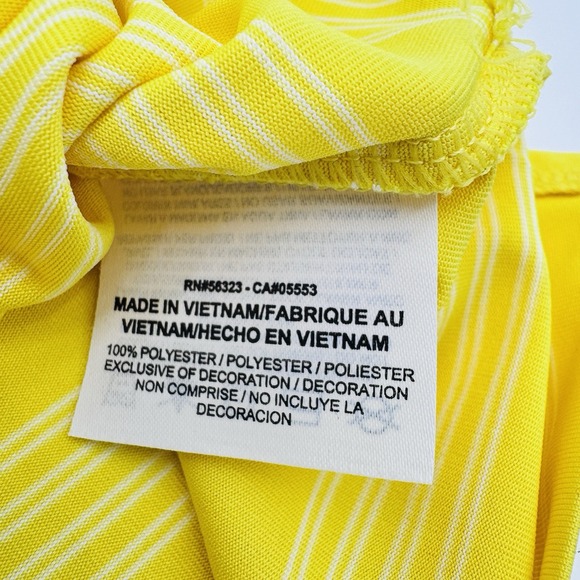 Nike Tour Performance Polo Shirt Mens XL Yellow  Short Sleeve Golf DRIFIT - Picture 7 of 10